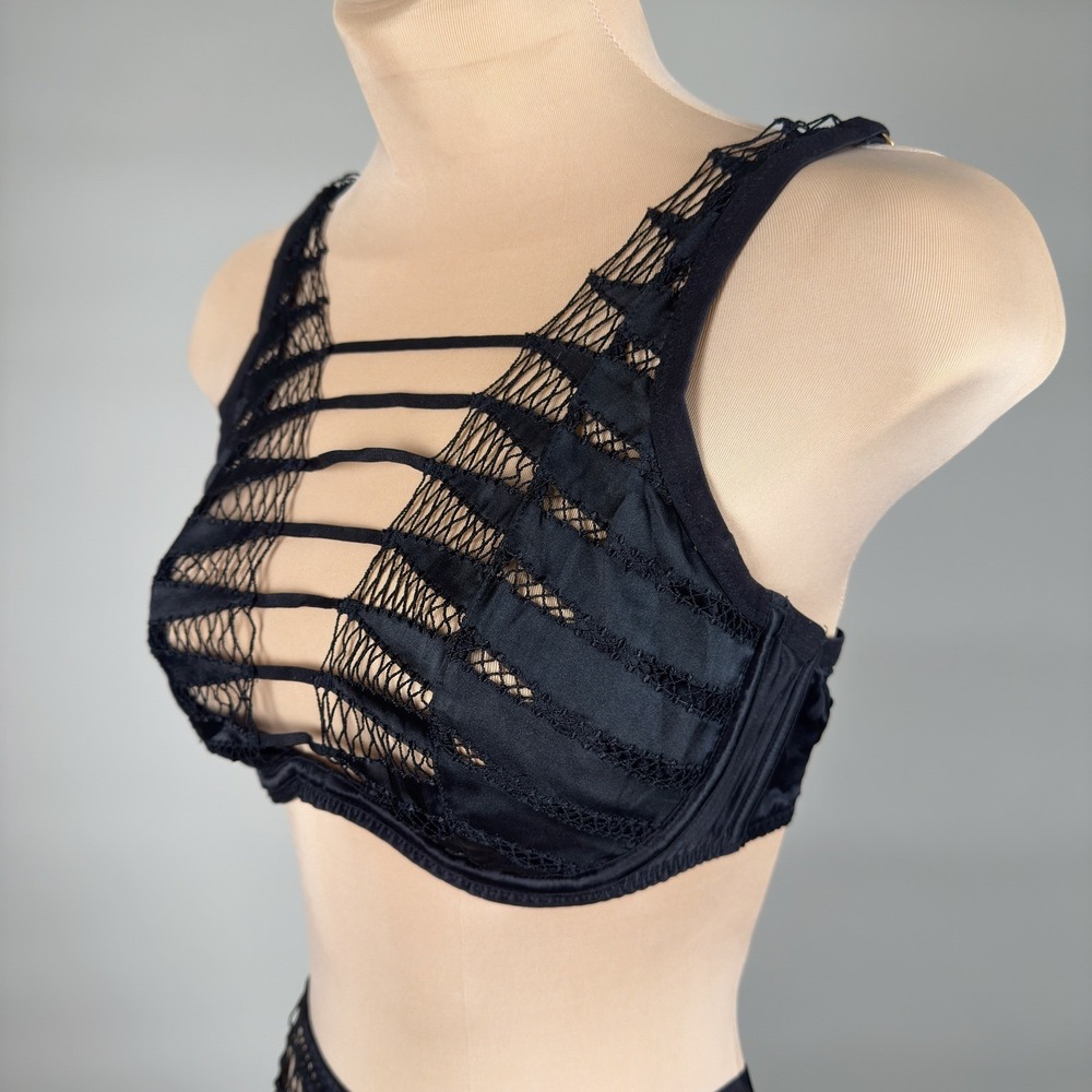 Agent Provocateur RAYNA Black Lace Set 34D/2(small) - Picture 5 of 9